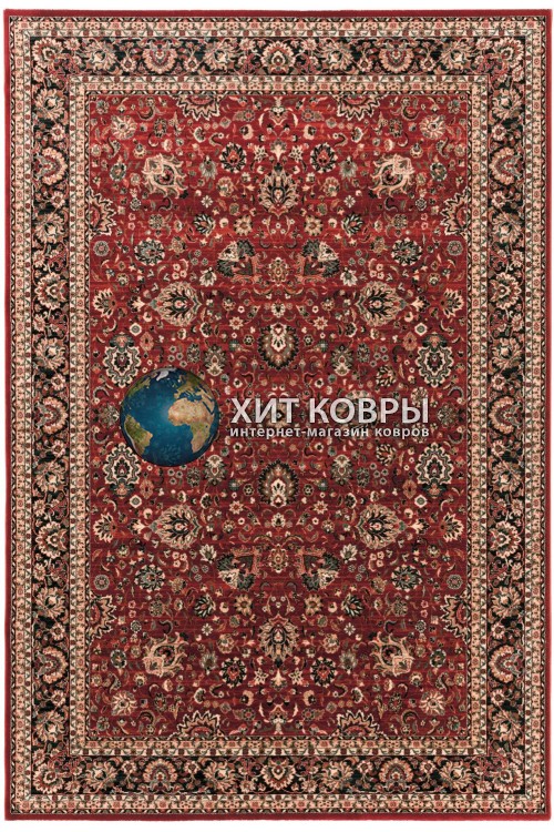 Бельгийский шерстяной ковер Kashqai-Shapur 4362 300 Красный